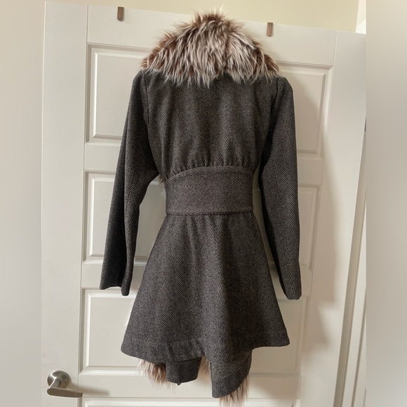 Vivienne Westwood  Anglomania fur tweed coat. - Picture 4 of 6